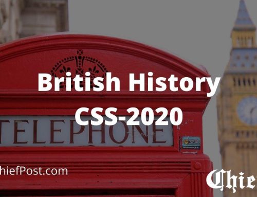 British History 2020 — CSS Past Paper