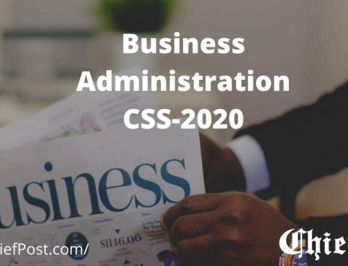Business Administration 2020 — CSS Past Paper