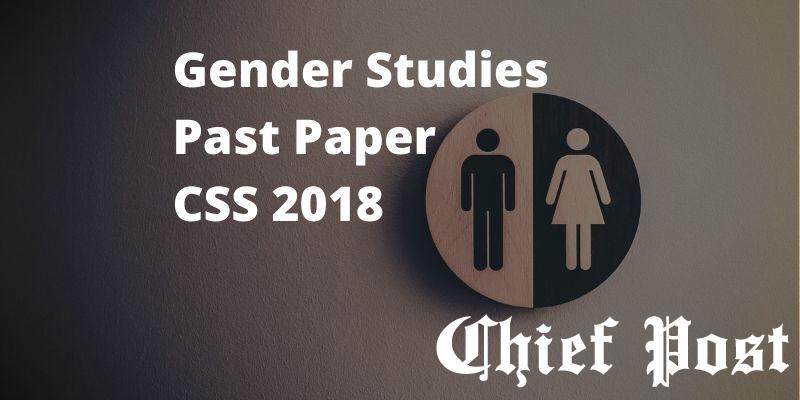 Gender Studies 2018