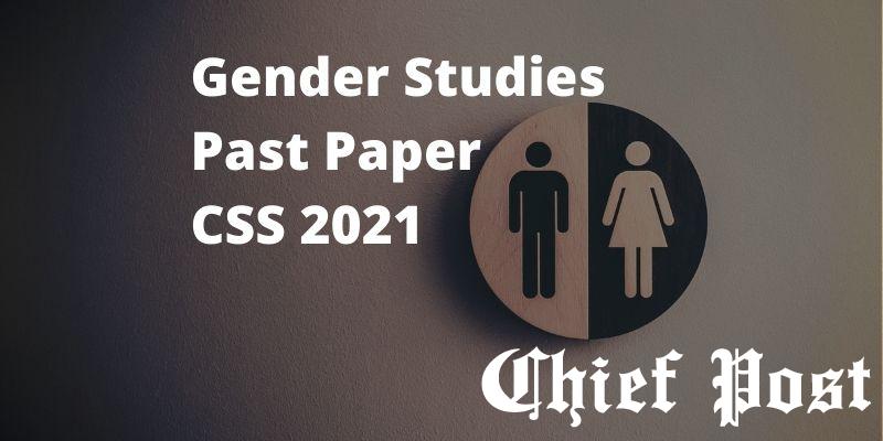 Gender Studies 2021