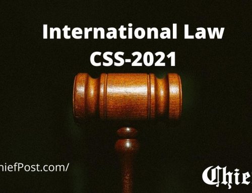 International Law 2021 — CSS Past Paper