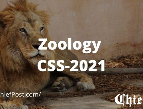 Zoology 2021 — CSS Past Paper