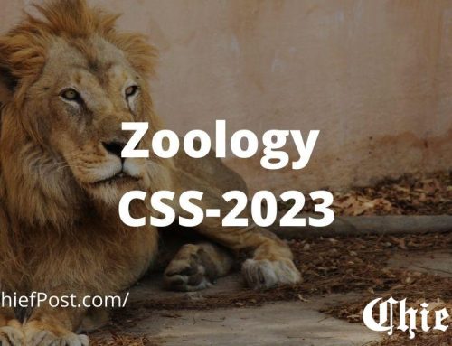 Zoology 2023 — CSS Past Paper