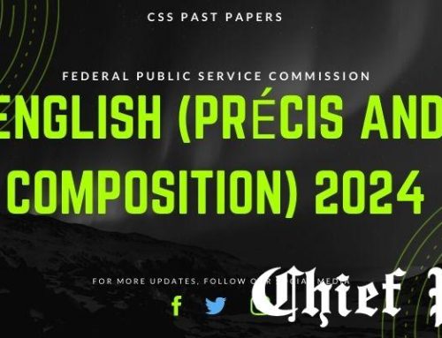 English Précis and composition 2024 — CSS Past Paper